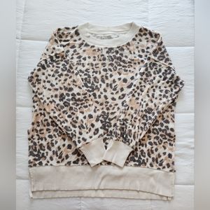 Aerie Leopard Print Sweater - Size S
